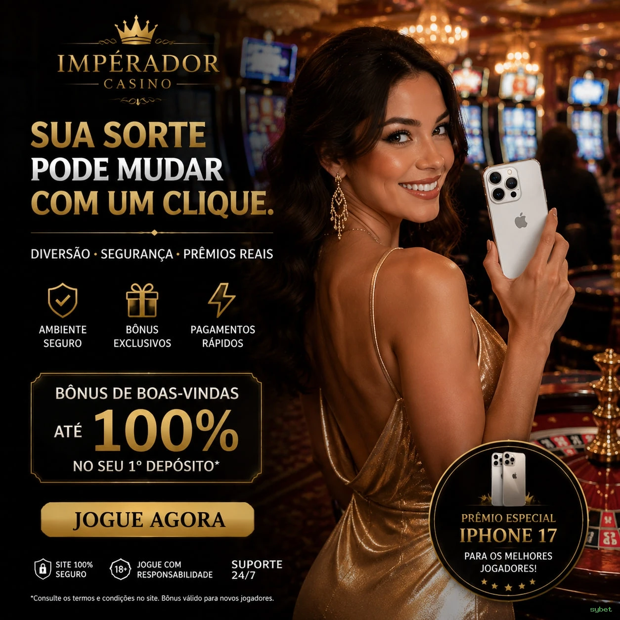 Slots online da sybet com jackpots progressivos